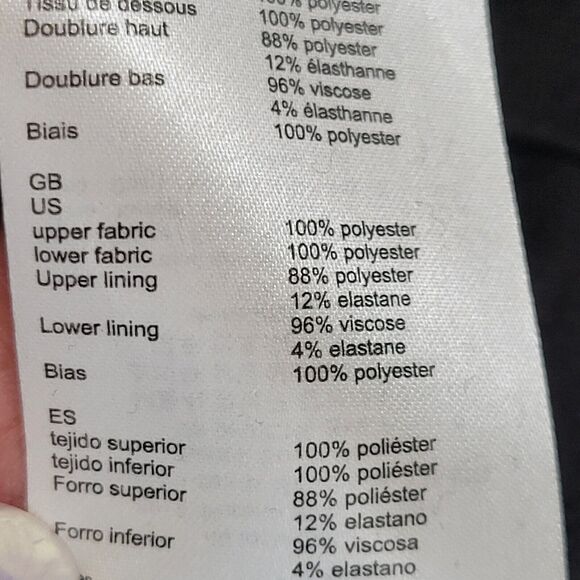 Maje "Rosalie" Cold Shoulder Dress Black Mini Dress Size 2 Mesh Overlay A-Line - Picture 15 of 15